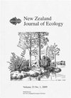 NEW ZEALAND JOURNAL OF ECOLOGY杂志封面